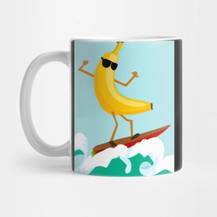 Surfing Bananna Mug